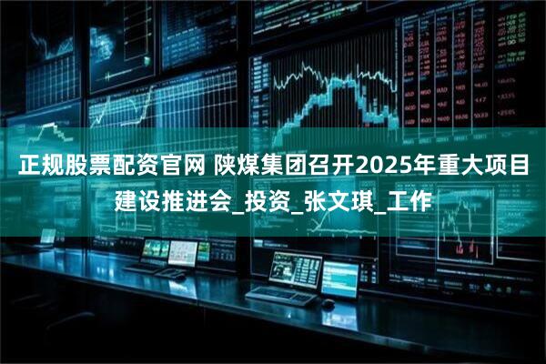 正规股票配资官网 陕煤集团召开2025年重大项目建设推进会_投资_张文琪_工作